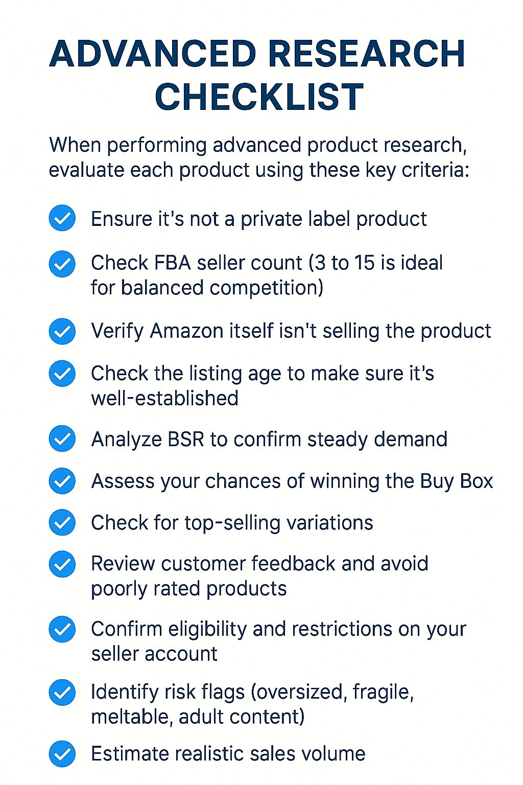 Successful selling on Amazon starts with one crucial skill — product research. This is the process of discovering, evaluating, and verifying products that can be resold for a profit.